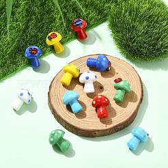 12шт 6 цвета бусины лэмпворк ручной работы&nbsp;LAMP-CJ0002-29