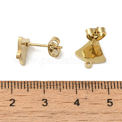 Ионное покрытие (ip) 304 нержавеющая сталь гвоздики фурнитура для сережек STAS-I206-30G