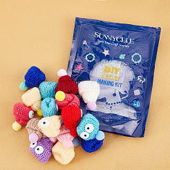 40 шт. рождественская тематическая шерстяная плетеная шапка ручной работы украшение WOVE-SC0001-05