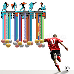 Напечатанная железная вешалка для медалей ODIS-WH0104-005