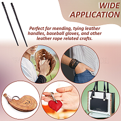 Стальные спицы для кожаной веревки для ремонта кожи ткацкие ремесла DIY-WH0750-027