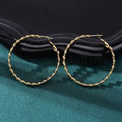 Серьги-кольца из нержавеющей стали 304&nbsp;EJEW-S250-04A-G