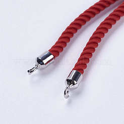 Nylon Twisted Cord Armband machen&nbsp;MAK-F018-01P-RS