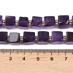 Природный аметист нитей бисера&nbsp;G-G053-B26-01