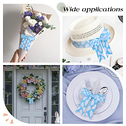 15 ярд 3 стилей полиэстеровых лент с облачным принтом в виде корсажа OCOR-OC0001-76