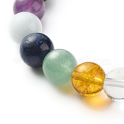 Браслет из натуральной лавы для мужчин и женщин BJEW-JB06831