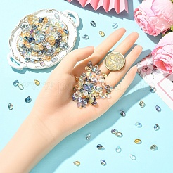 100 шт. Гальванические стеклянные бусины&nbsp;EGLA-YW0005-27A