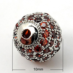 Латунные шарики циркония кубической ZIRC-D009-04P