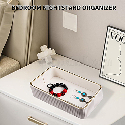 Ящики для хранения из искусственной кожи без крышки AJEW-WH20068-003A