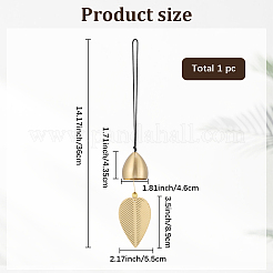 Латунные подвески-колокольчики&nbsp;HJEW-WH20816-010G-F