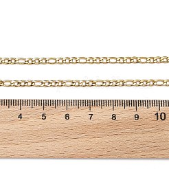 Ионное покрытие(ip) 304 нержавеющая сталь figaro цепочка браслеты BJEW-L634-04A-G