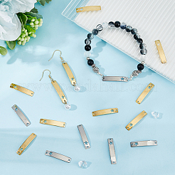 40 шт. 2-х цветные подвески-соединители из нержавеющей стали 304&nbsp;STAS-DC0016-37