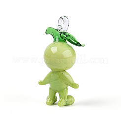 Кулоны ручной работы в виде мультяшных редисок&nbsp;LAMP-T025-10B