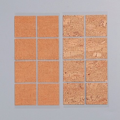 Наклейки с пробковыми этикетками треугольной формы DIY-WH0163-93C