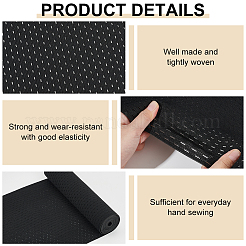 Плоская полиэстеровая полая эластичная широкая лента OCOR-WH0082-257