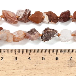 Нити бусин из необработанного натурального огненного опала G-C253-02