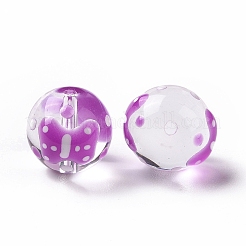 Прозрачные стеклянные бусины&nbsp;LAMP-B021-03A-05