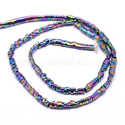 Electroplate non magnetici ematite sintetico fili di perline&nbsp;G-I094-M