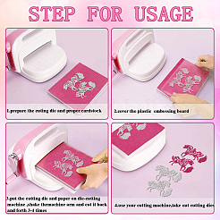 Углеродистая сталь разрезает трафареты DIY-WH0309-2104