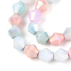 Антикоррозийные гальванические стеклянные бусины&nbsp;GLAA-T025-8mm-12A