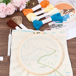 Наборы для самостоятельной вышивки иглой для начинающих&nbsp;DIY-WH20013-88A