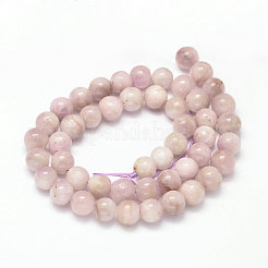 Runde natürliche kunzite Perlen Stränge&nbsp;G-K068-28-10mm