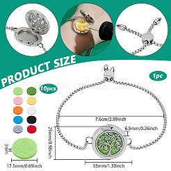 1 сумка браслетов-слайдеров из нержавеющей стали&nbsp;BJEW-PH0004-56A