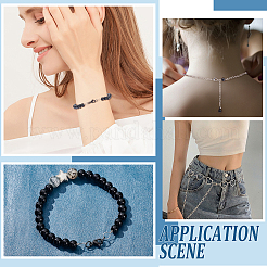 50 шт. 5-х цветные карабины из нержавеющей стали 304&nbsp;STAS-NB0001-32