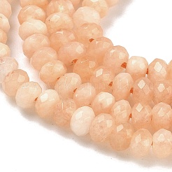 Gefärbte natürliche Malaysia Jade Rondelle Perlen&nbsp;G-E316-2x4mm-01