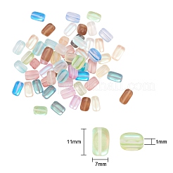 Fili di perline sintetiche in pietra di luna 60pcs 10 colori&nbsp;G-SZ0001-04