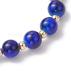 Стеклянные бусины растянуть браслеты&nbsp;BJEW-JB12026-01