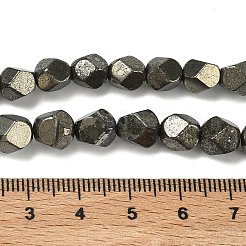 Stränge aus natürlichen Goldpyritperlen&nbsp;G-G459-A01-6mm