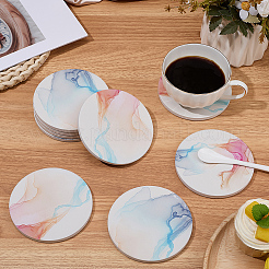 3 шт. фарфоровые подставки под чашки&nbsp;PORC-DJ0001-01D