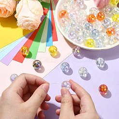 50 шт. Прозрачные акриловые бусины&nbsp;OACR-CJ0002-14