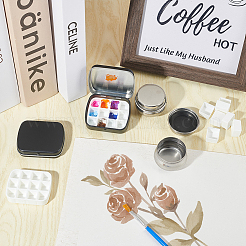 2 набор железных баночек для хранения акварельных красок и лака для ногтей&nbsp;MRMJ-BC0003-46