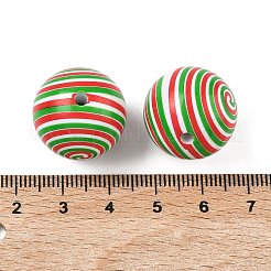 Печать непрозрачных акриловых бусин&nbsp;OACR-Z035-10