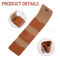 3 шт. 3-цветный чехол для карт из искусственной кожи AJEW-FH0005-57