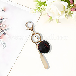 Наборы для самостоятельного изготовления кожаных брелоков AJEW-WH20020-345G-15