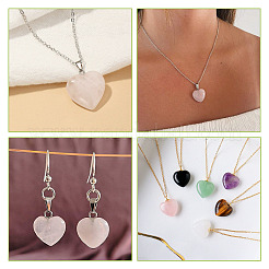 20шт 10 стиля натуральные подвески из драгоценных камней G-FW0001-39