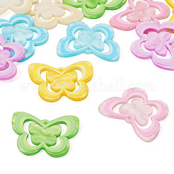 Набор для изготовления акриловых висячих сережек-бабочек своими руками&nbsp;DIY-TA0009-74