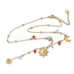 Подвеска в виде солнца NJEW-G180-06G