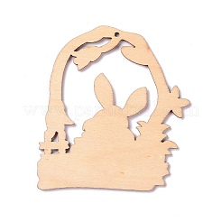 Пасхальные деревянные подвески&nbsp;LS-WOOD-I007-01B