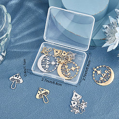 16 шт. 8 подвески из нержавеющей стали 201 и 304&nbsp;STAS-SC0004-21