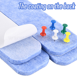 Самоклеящиеся фетровые стикеры для блокнотов&nbsp;AJEW-WH20070-083I