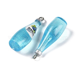 Прозрачные смоляные подвески&nbsp;RESI-D074-03A