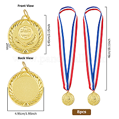 8шт. медаль из сплава AJEW-DC0001-82