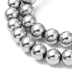 Гальванизировать синтетические немагнитных гематита бусы пряди&nbsp;G-E602-04D