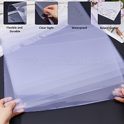 12 Stück transparente Namenskartenhalter aus Kunststoff&nbsp;AJEW-FH0009-08A
