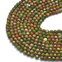 Природные Unakite бисер нитей G-A260-A41-01