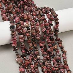 Природные родонит бисер нитей G-F328-23